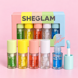 SHEGLAM Jelly Wow Hydrating Lip Oil – 5-Piece Set