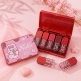 Color Castle Hello Cute Bunny Matte Mini Lip Gloss Set – Pack of 5