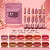 12 Colors Thermochromic Lipstick Set