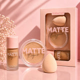 KEVIN and COCO Matte Elegance 3-in-1 Makeup Set