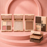 Lattice Art 3-in-1 Face &amp; Eye Palette (Highlighter,Eyeshades,contour)