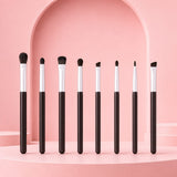 8-Piece Precision Eye Makeup Brush Set
