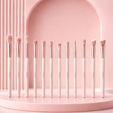 PINK21 12-Piece Eye Makeup Brush Set