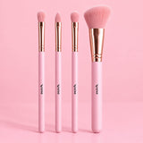 KENE 4-Piece Pink Makeup Brush Set