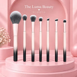 Lua And Neve 7-Piece Makeup Brush Set – Face & Eye Brushes