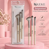 Imported KEKE 3-Piece Professional Makeup Brush Set – Face & Eye Brushes