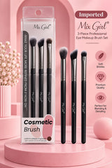 Imported Mix Girl 3-Piece Professional Eye Makeup Brush Set – Blending & Detailing
