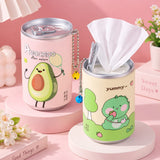 Cute Can-Shaped Makeup Remover Wipes Holder &amp; Dispenser with Hanging Charm