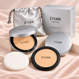 ETUDE Twin Cake Double Face Powder 2-in-1 – Matte Finish with Extra Powder