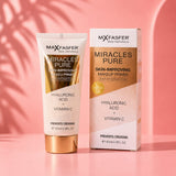 Maxfasfer Miracles Pure Makeup Primer – Hyaluronic Acid + Vitamin C Hydrating Face Primer (24H Moisture)