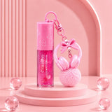 Angel Kiss Lip Oil With Headphone Keychain