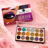 Glowing Face Glitter 18 Color Glitter Palette