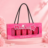 Kelvin & Coco Matte Lipstick 5 Pcs Pink Set
